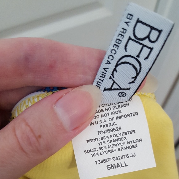 Becca Sexy Yellow Ruffled Bikini - Picture 6 of 7